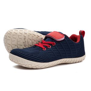 Zzfaber Barefoot Sneaker Kids Mesh Flexible Shoes Soft Casual Shoes For Boys Girls Sport Runnning Footwear 240326