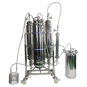 ZZKD Lab Leveringen 5 pond 10 lb gesloten lus extractor Big Size Bho extractieapparatuur roestvrijstalen butaan extractie -instrument instrument