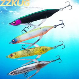 ZZKUG Kunstaas Drijvende Wobbler Popper 80mm 65g Harde Aas Dragonfly Subbait Insect Tackle Verse Bas Nep Forel 231229